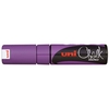 UNI CHALK MARKER 8MM CHISEL TIP VIOLET