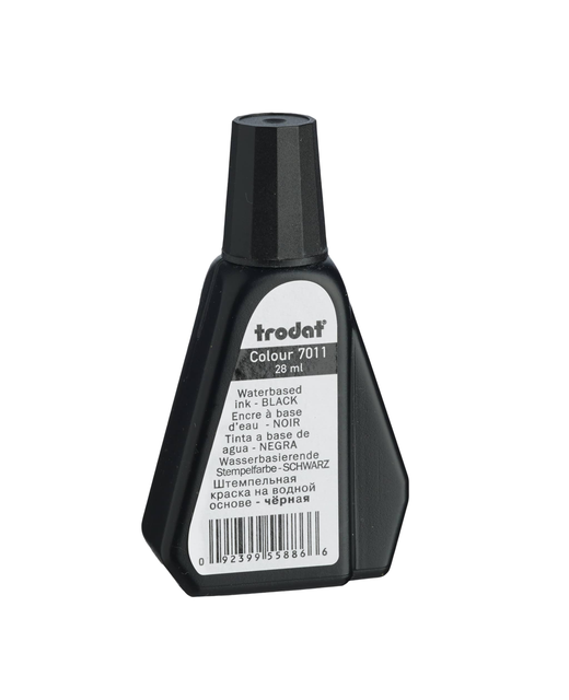 Trodat Rubber Stamp Ink 28ml 7011 Black
