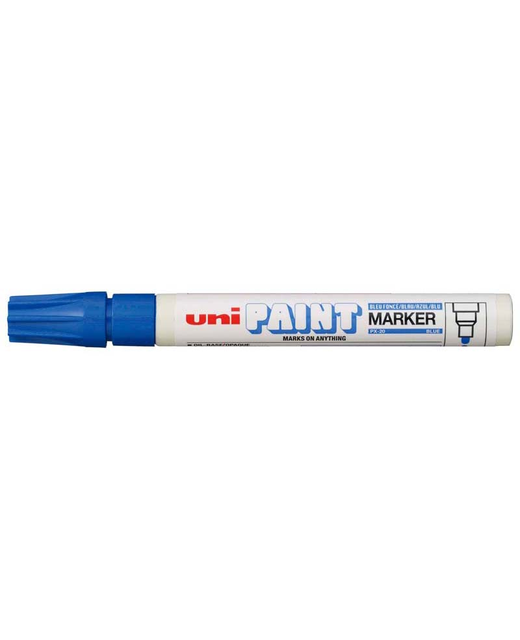 UNI PAINT MARKER 2.8MM BULLET TIP BLUE PX-20 