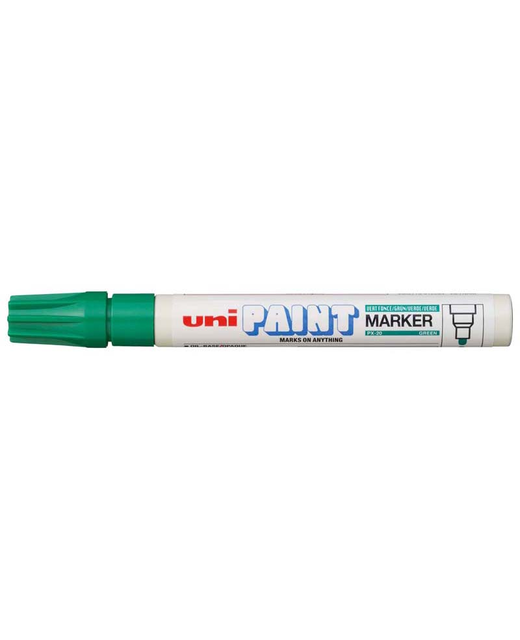 UNI PAINT MARKER 2.8mm BULLET TIP GREEN PX-20