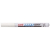 UNI PAINT MARKER 0.8MM BULLET TIP WHITE PX-203