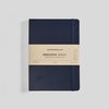 MYPAPERCLIP EXECUTIVE SERIES A5 HARD COVER NOTEBOOK PLAIN BLUE