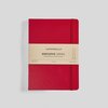 MYPAPERCLIP EXECUTIVE SERIES A5 HARD COVER NOTEBOOK PLAIN RED