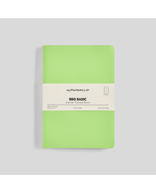 MYPAPERCLIP NEO BASIC A5 NOTEBOOK DOTTED GREEN