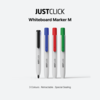 MORRIS JUSTCLICK WHITEBOARD MARKER MEDIUM 3 PACK
