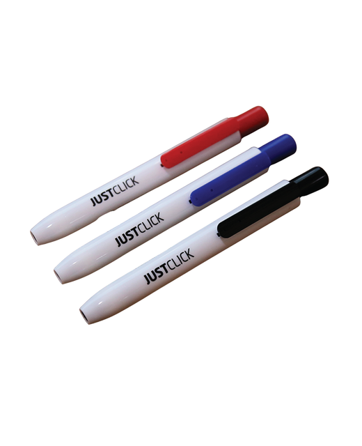 MORRIS JUSTCLICK WHITEBOARD MARKER MEDIUM 3 PACK