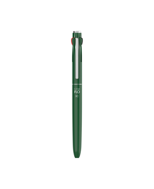 MORRIS STARFLO 3 COLOUR PEN FOREST GREEN