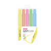 MORRIS JUSTCLICK HIGHLIGHTER MEDIUM 5 PACK