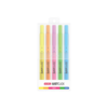MORRIS JUSTCLICK HIGHLIGHTER SMALL 5 PACK