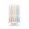 MORRIS JUSTCLICK HIGHLIGHTER SMALL 6 PACK