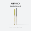MORRIS JUSTCLICK METALLIC MARKER SMALL SILVER