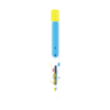MORRIS JUSTCLICK DOUBLE COLOUR HIGHLIGHTER YELLOW AND BLUE