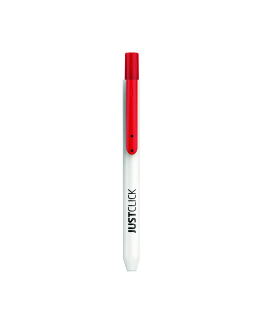 MORRIS JUSTCLICK PERMANENT MARKER FINE NIB RED