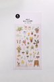 SUATELIER DAILY DECO STICKERS FLOWER CAFE