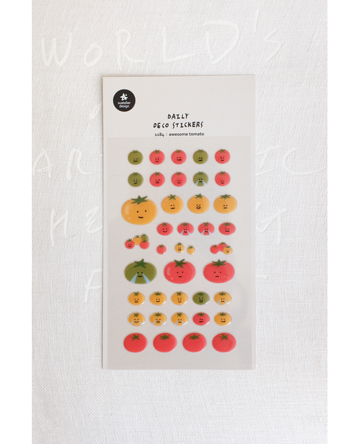 SUATELIER DAILY DECO STICKERS AWESOME TOMATO