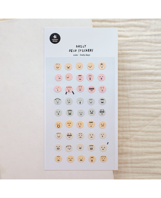 SUATELIER DAILY DECO STICKERS LIVELY DAYS