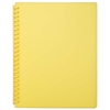 DISPLAY BOOK FM REFILLABLE 20 POCKET YELLOW