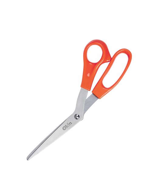 OKIN SCISSORS 8.25 INCH ORANGE HANDLE 