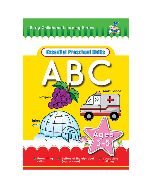 ESSENTIAL PRESCHOOL SKILLS ABC UPPER CASE AGES 3-5