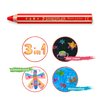 NORIS JUNIOR 3-IN-1 COLOURED PENCIL ASSORTED 12PK