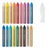 CRAYONS NORIS JUNIOR WAX ASSORTED 18PK