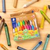 CRAYONS NORIS JUNIOR WAX ASSORTED 18PK