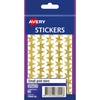 AVERY LABEL STARS SMALL GOLD STICKERS 90 PACK