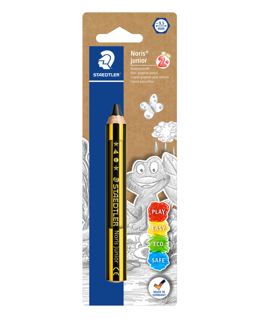 NORIS JUNIOR GRAPHITE PENCIL 2B 1PK