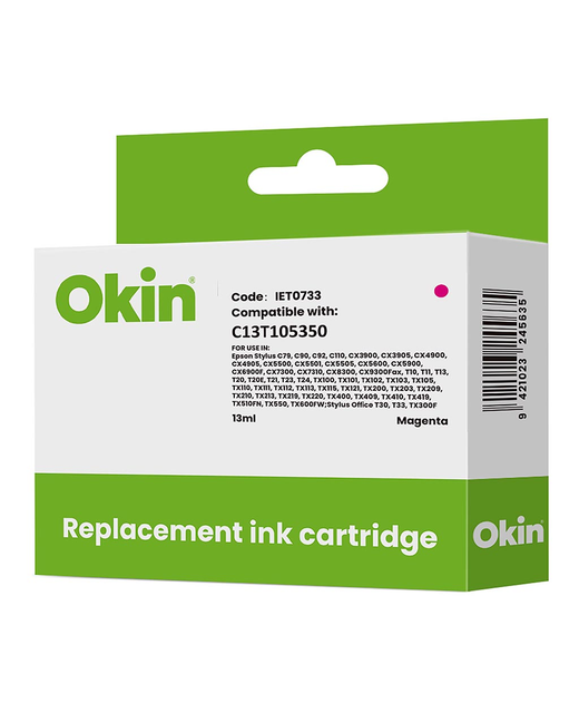 Okin Compatible Epson 73N Magenta Ink Cartridge