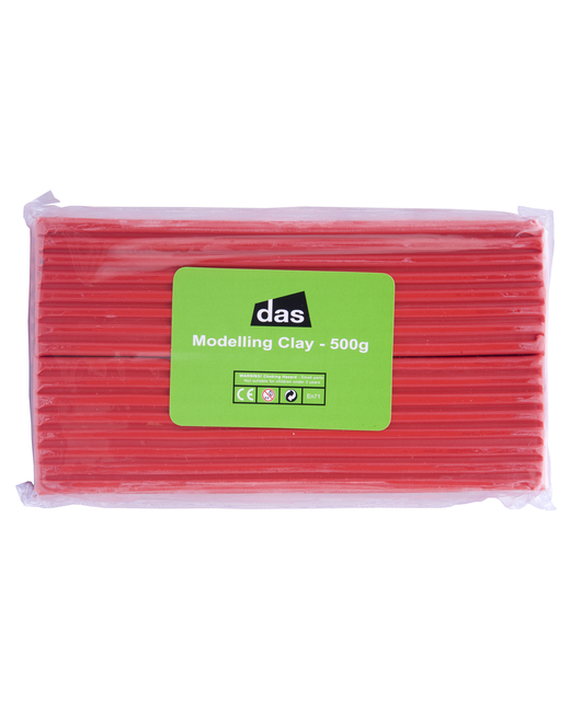 DAS MODELLING CLAY 500G RED