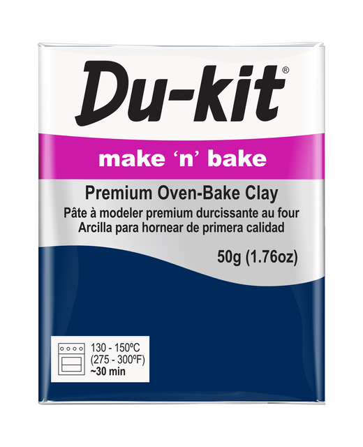 DU-KIT MAKE N BAKE POLYMER CLAY 50G NAVY
