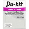 DU-KIT MAKE N BAKE POLYMER CLAY 50G PEARL