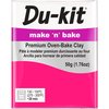 DU-KIT MAKE N BAKE POLYMER CLAY 50G FLUORO PINK