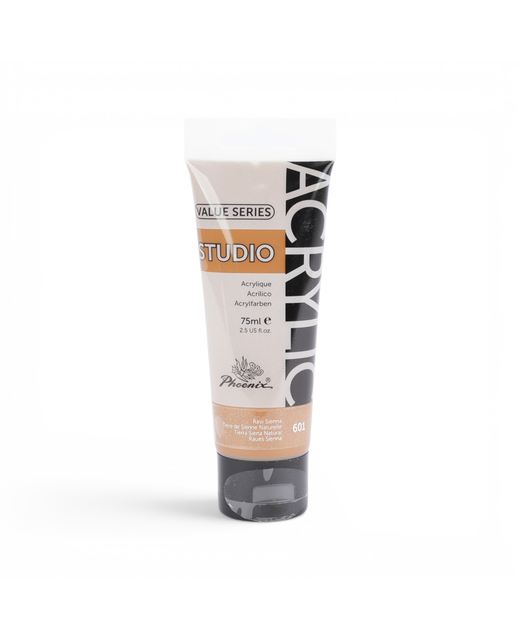 PHOENIX ACRYLIC PAINT 75ML RAW SIENNA