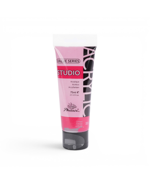 PHOENIX ACRYLIC PAINT 75ML CRIMSON