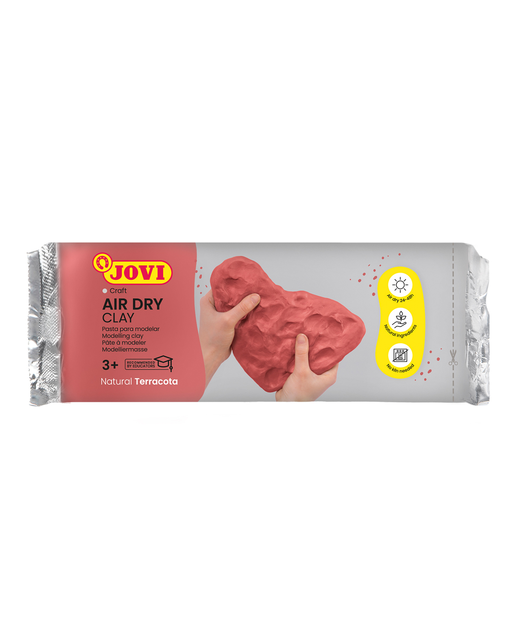 JOVI AIR HARDENING CLAY 1000GM TERRACOTTA