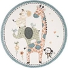 Area Rug Carousel Kids Collection Animal Nursery Playroom 