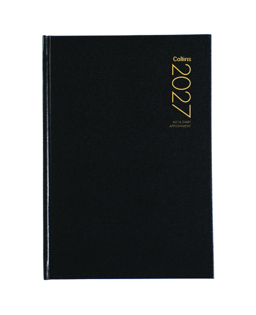 DIARY 2027 COLLINS A51A APPOINTMENT BLACK  
