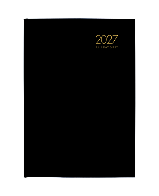 DIARY 2027 WINDSOR A41 DTP BLACK