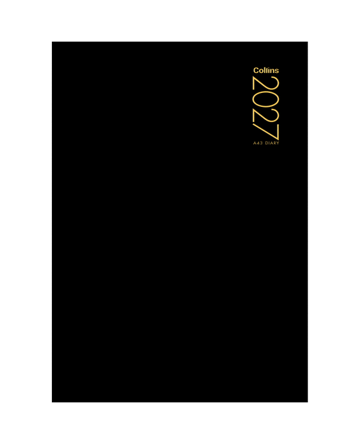 DIARY 2027 COLLINS A43 BLACK