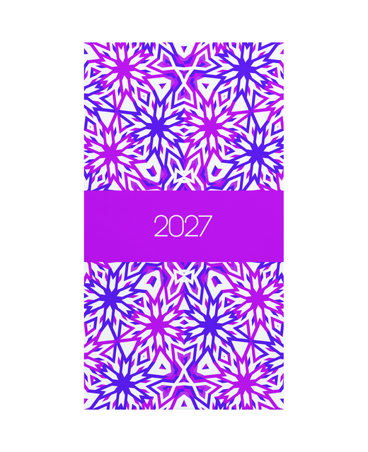 DIARY 2027 COLLINS SLIMLINE KALEIDOSCOPE WTV