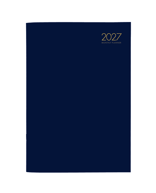 DIARY 2027 COLLINS PLANNER MONTHLY PVC ASSORTED COLOURS