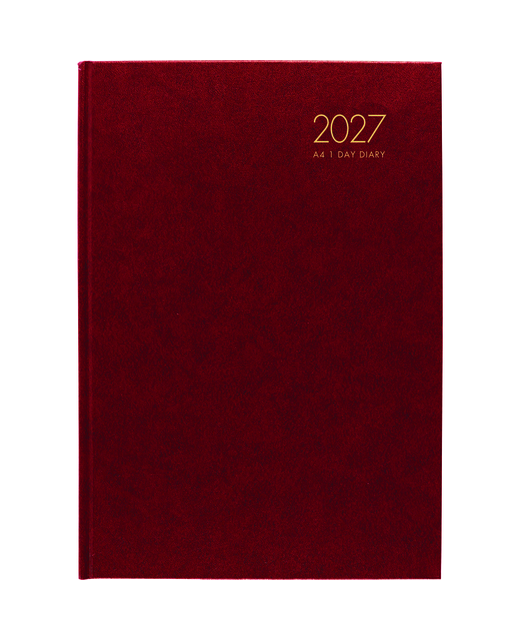 DIARY 2027 WINDSOR A41 DTP RED