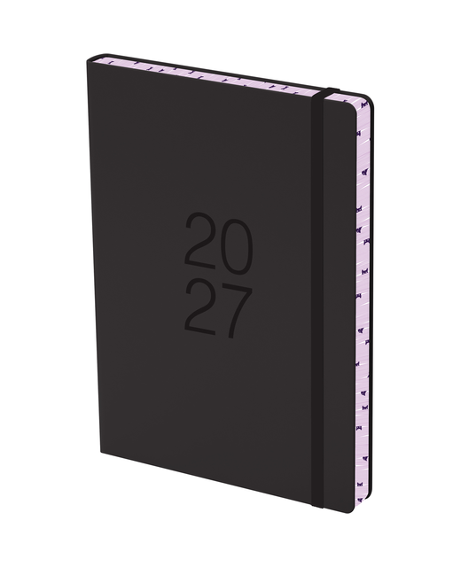 DIARY 2027 COLLINS A51 DTP COLOUR EDGE BLACK