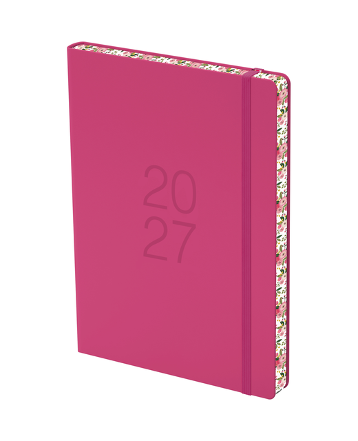 DIARY 2027 COLLINS A51 DTP COLOUR EDGE PINK