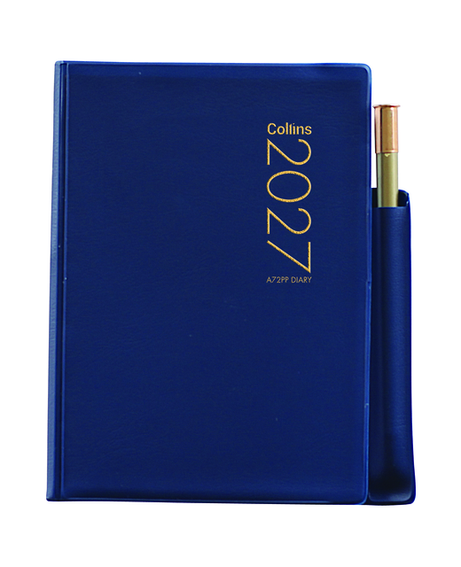 DIARY 2027 COLLINS A72PP NAVY WITH PENCIL