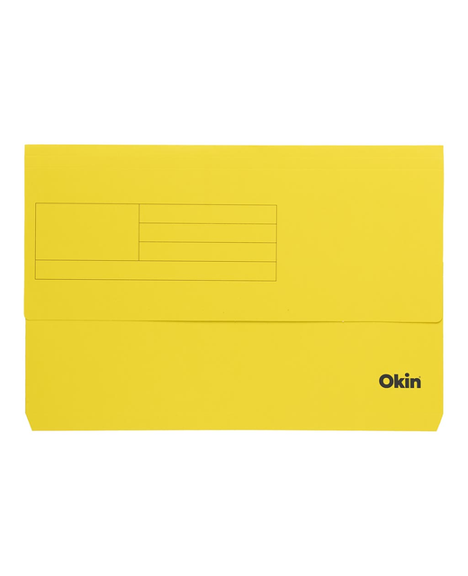 OKIN DOCUMENT WALLET FS YELLOW