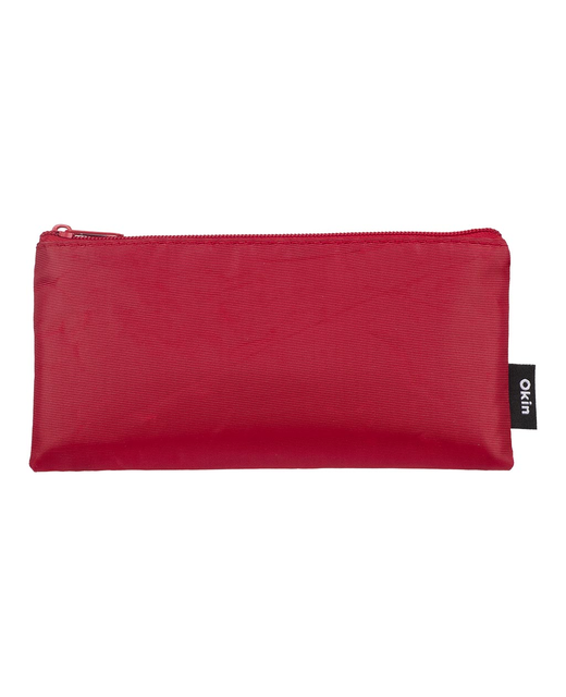 OKIN PENCIL CASE FLAT RED 21X11CM