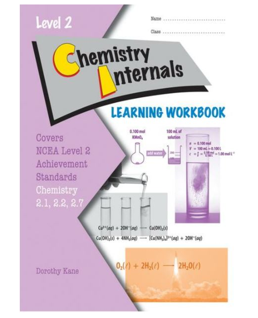 LWB Level 2 Chemistry Internals 2.1, 2.2, 2.3 & 2.7 Learning Workbook