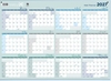 2027 WALL PLANNER EASY2C LAMINATED LARGE